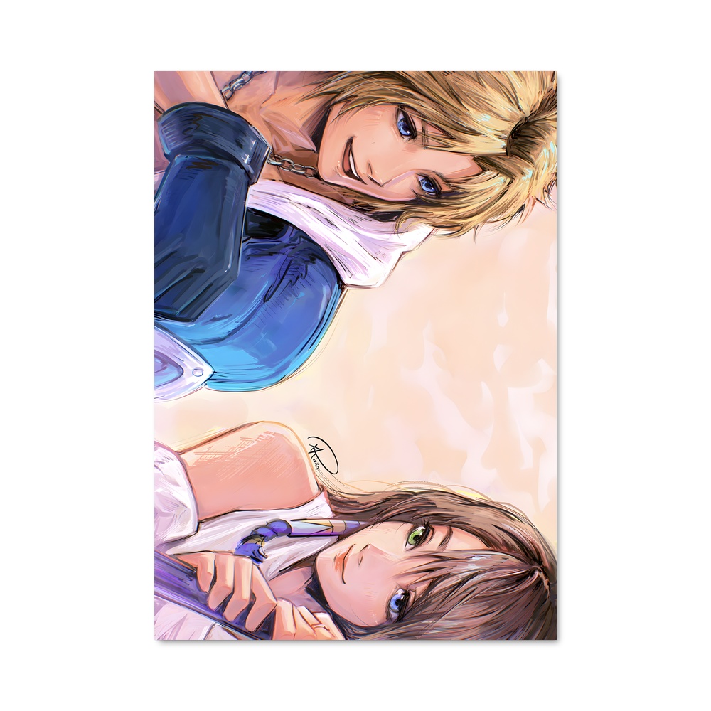 Poster Duo Éthéré – affiche Final Fantasy